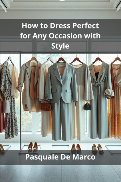How to Dress Perfect for Any Occasion with Style, Pasquale De Marco