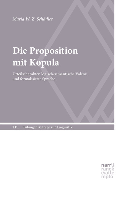Die Proposition mit Kopula, Maria W.Z. Schädler
