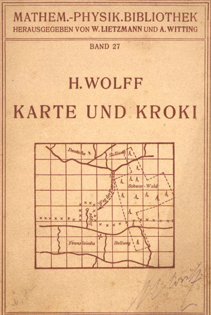 Karte und Kroki, Hans Wolf