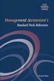 Management Accountant's Standard Desk Reference, Jae K.Shim