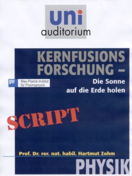Kernfusions-Forschung, Hartmut Zohm