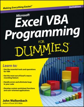 Excel VBA Programming For Dummies, John Walkenbach