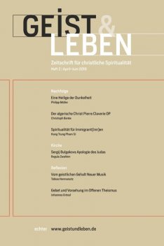 Geist und Leben 2/2016, Deutsche Provinz der Jesuiten