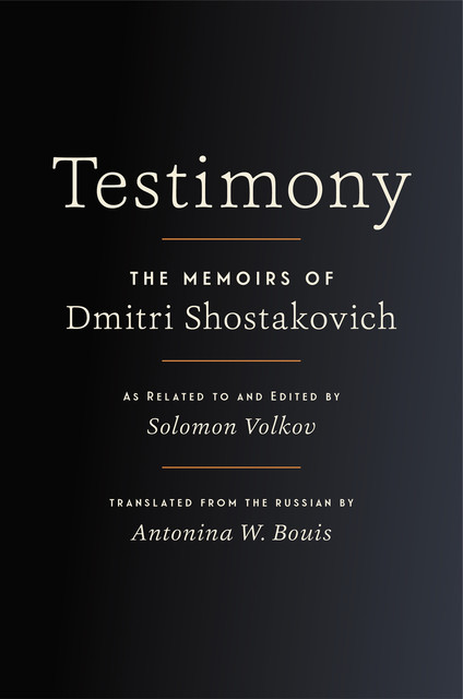 Testimony, Solomon Volkov