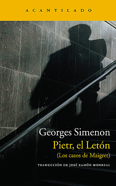 Pietr, el Letón, Simenon Georges