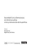 Sociedad civil y democracia en América Latina: crisis y reinvención de la política, Bernardo Sorj, Miguel Darcy de Oliveira