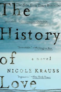 THE HISTORY OF LOVE, Nicole Krauss
