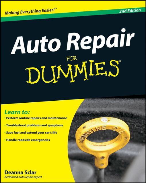 Auto Repair For Dummies, 2nd Edition, Deanna Sclar