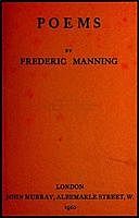 Poems, Frederic Manning