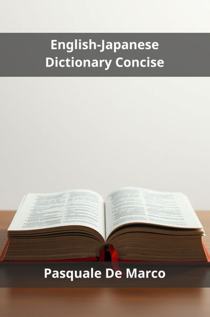 English-Japanese Dictionary Concise, Pasquale De Marco