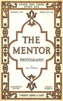 The Mentor: Photography, Paul Anderson