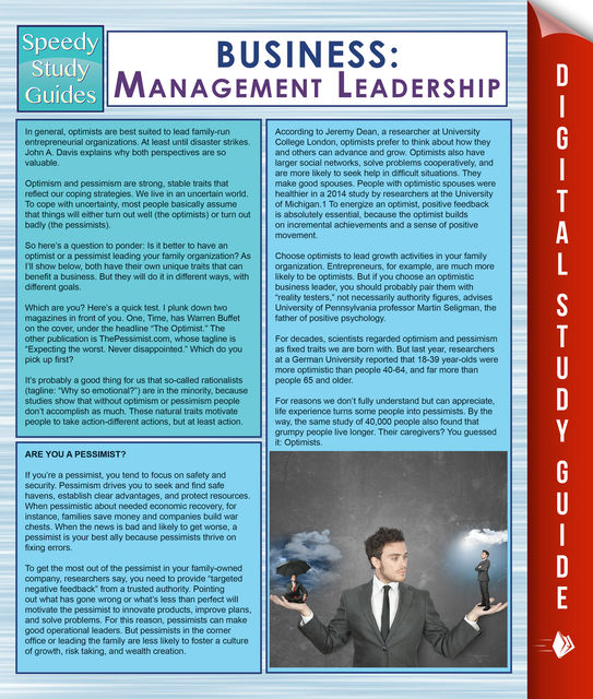 Business: Management Leadership (Speedy Study Guides), Speedy Publishing