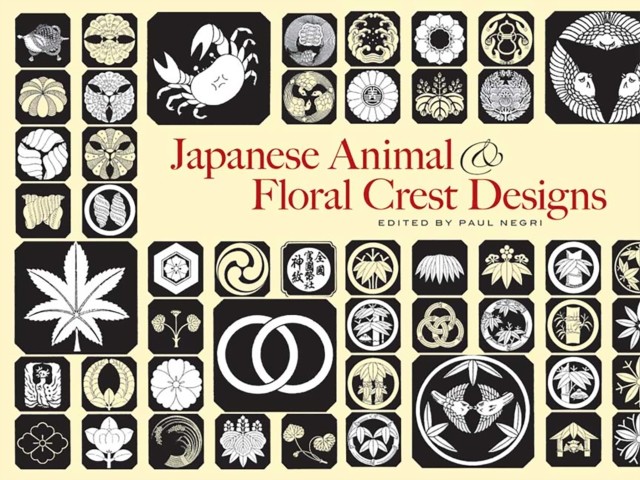 Japanese Animal and Floral Crest Designs, Paul Negri