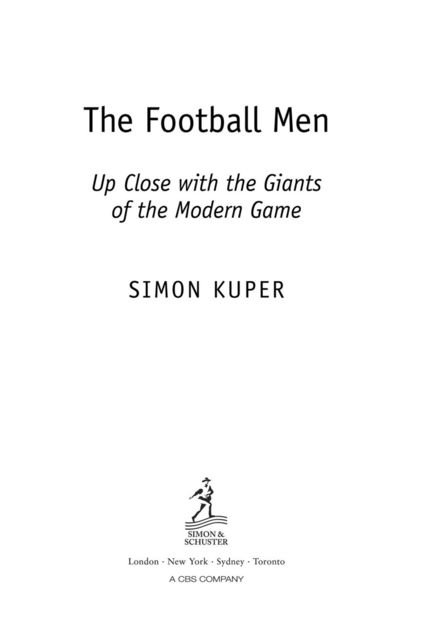 The Football Men, Simon Kuper