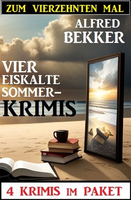 Zum vierzehnten Mal vier eiskalte Sommerkrimis: 4 Krimis im Paket, Alfred Bekker