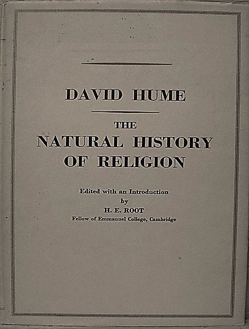 The Natural History of Religion, David Hume, Luka Reid