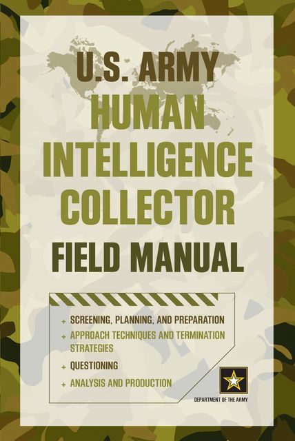 U.S. Army Human Intelligence Collector Field Manual, DEPARTMENT OF THE ARMY