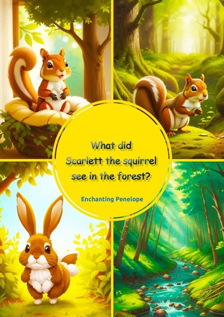 What did Scarlett the squirrel see in the forest, Penelope Enchanting