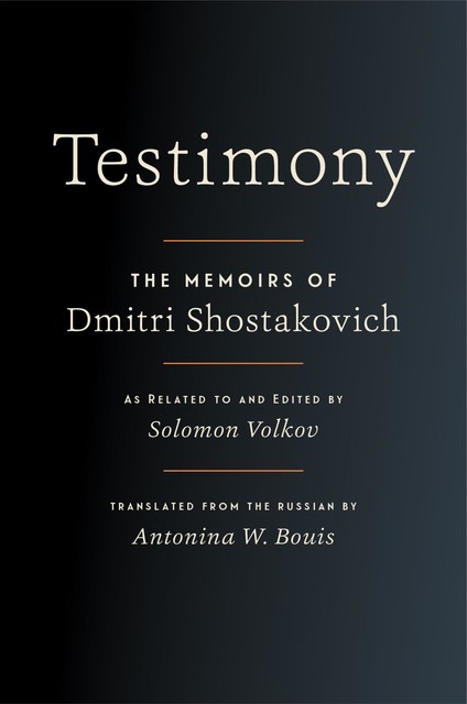 Testimony, Solomon Volkov