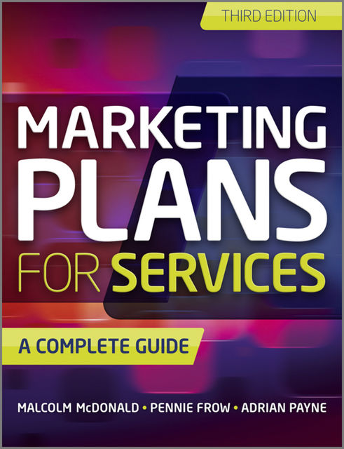 Marketing Plans for Services, Malcolm McDonald, Adrian Payne, Pennie Frow