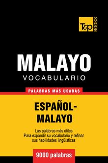 Vocabulario español-malayo – 9000 palabras más usadas, Andrey Taranov, Victor Pogadaev