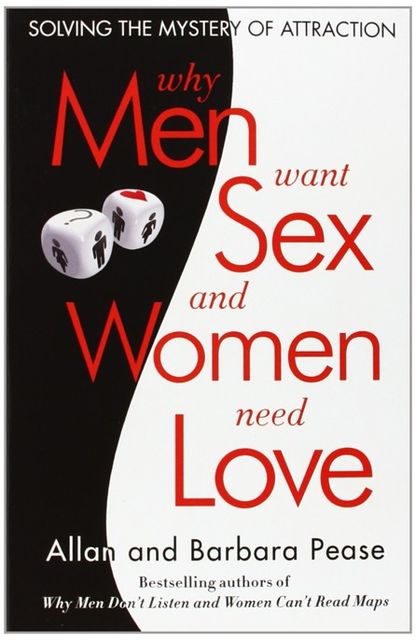 Why Men Want Sex and Women Need Love, Pease Barbara
