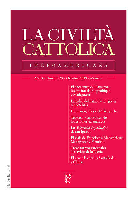 La Civiltà Cattolica Iberoamericana 33, Varios Autores
