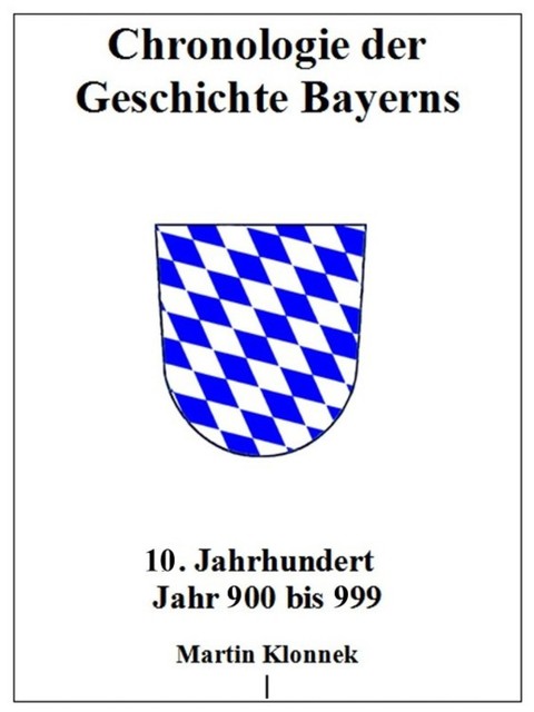 Chronologie Bayerns 10, Martin Klonnek
