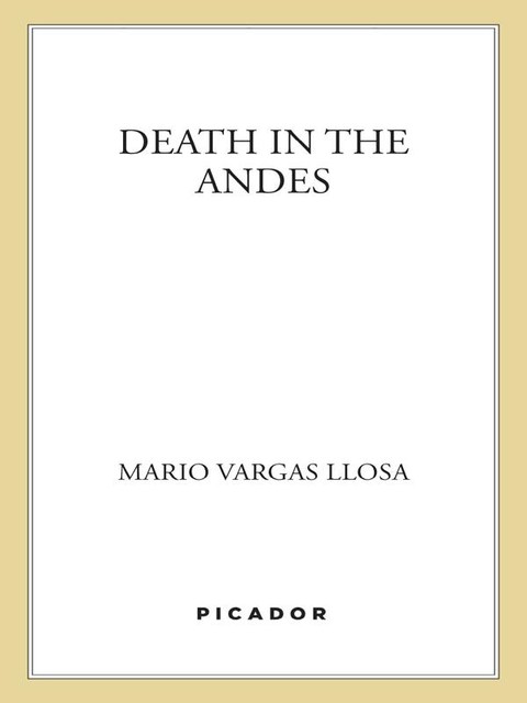 Death in the Andes, Mario Vargas Llosa