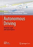 Autonomous Driving, Barbara Lenz, Hermann Winner, J. Christian Gerdes, Markus Maurer