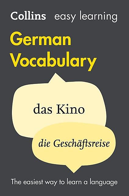 Easy Learning German Vocabulary, Collins Dictionaries