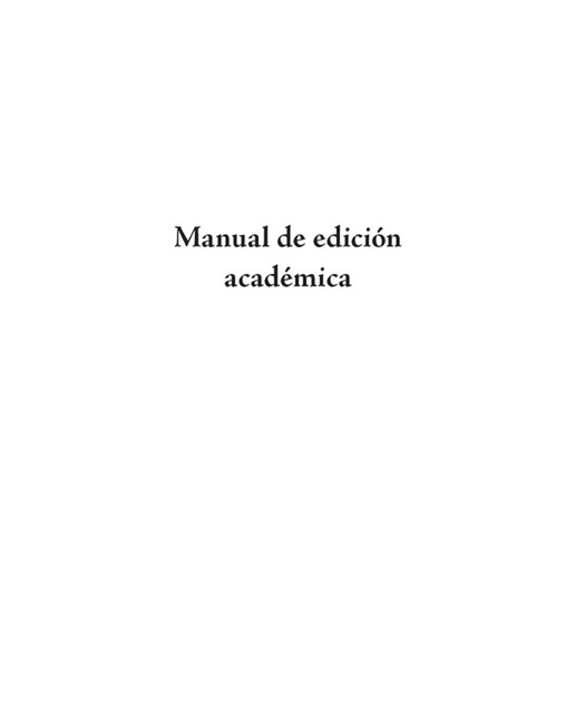 Manual de edición académica, Jorge Beltrán
