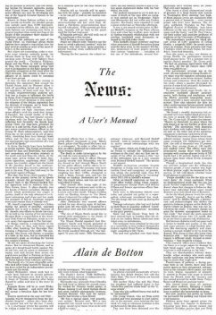 The News: A User's Manual, Alain de Botton