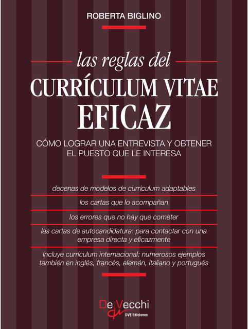 Las reglas del currículum vitae eficaz, Roberta Biglino