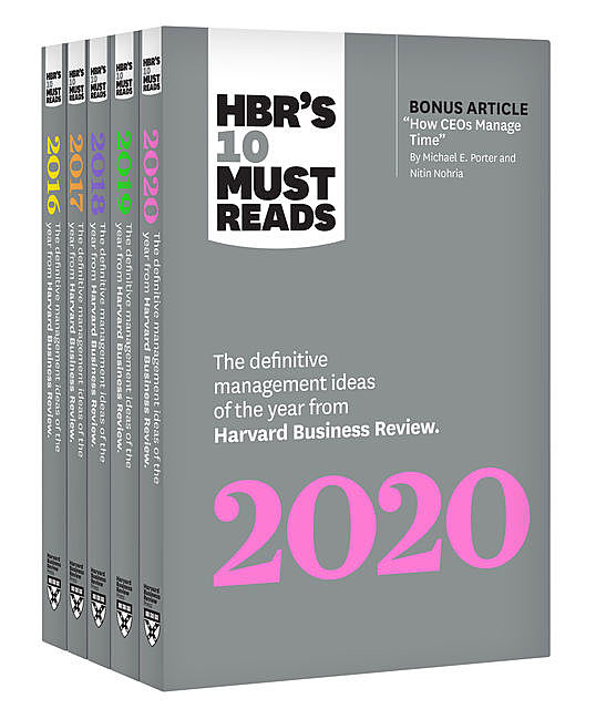 5 Years of Must Reads from HBR: 2020 Edition (5 Books), Harvard Business Review, Joan C.Williams, Marcus Buckingham, Adam Grant, Michael Porter
