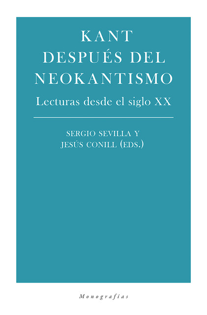 Kant después del neokantismo, AA. VV.