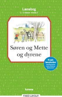 Søren og Mette og dyrene læsebog 1.-2. kl. Niveau 1, Ejvind Jensen, Knud Hermansen