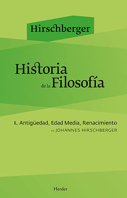 Historia de la filosofía I, Johannes Hirschberger