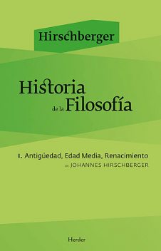 Historia de la filosofía I, Johannes Hirschberger