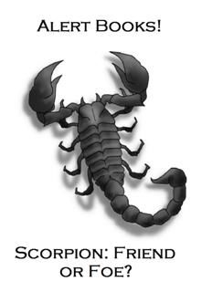 Scorpions Friend or Foe, Self Help eBooks