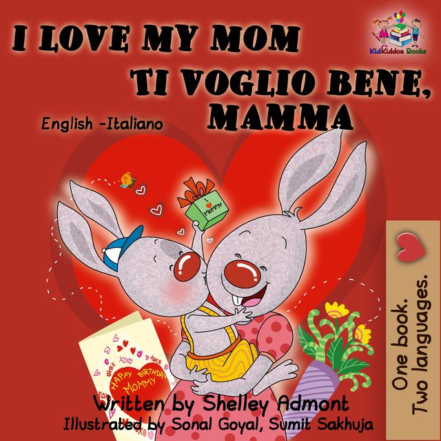 I Love My Mom Ti voglio bene, mamma, KidKiddos Books, Shelley Admont