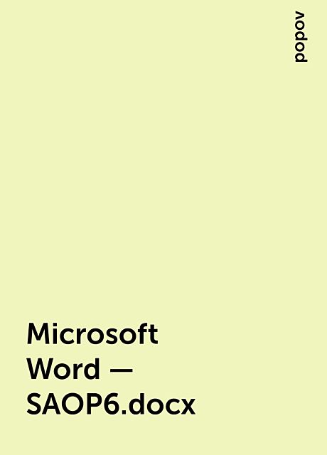 Microsoft Word – SAOP6.docx, popov