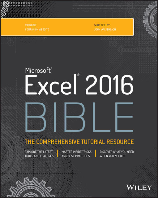 Excel 2016 Bible, John Walkenbach