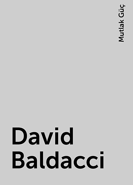 David Baldacci, Mutlak Güç