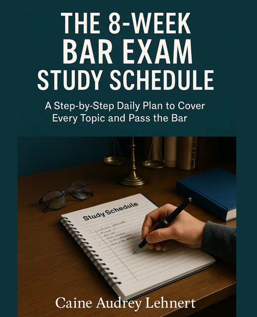 8-week bar exam study schedule, Caine Audrey Lehnert