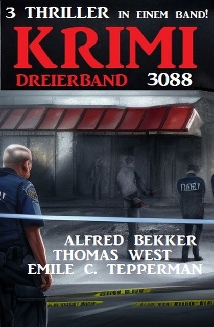 Krimi Doppelband 2222, Alfred Bekker, Thomas West