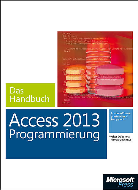 Microsoft Access 2013 Programmierung – Das Handbuch, Thomas Gewinnus, Walter Doberenz