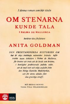Om stenarna kunde tala i Palma de Mallorca, Anita Goldman