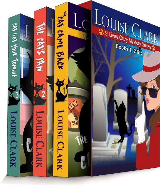 9 Lives Cozy Mystery Boxed Set, Books 1–3, Louise Clark