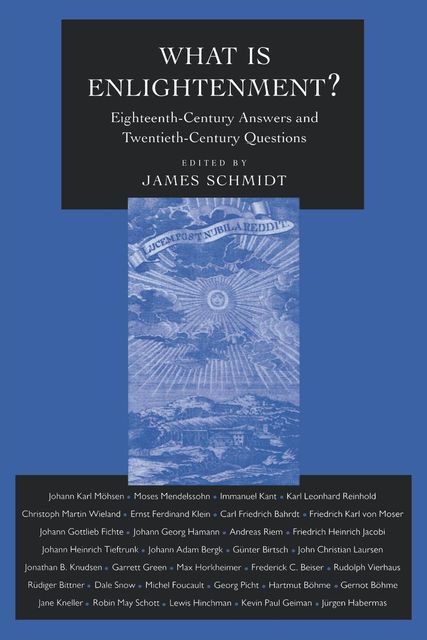 What Is Enlightenment?, James Schmidt